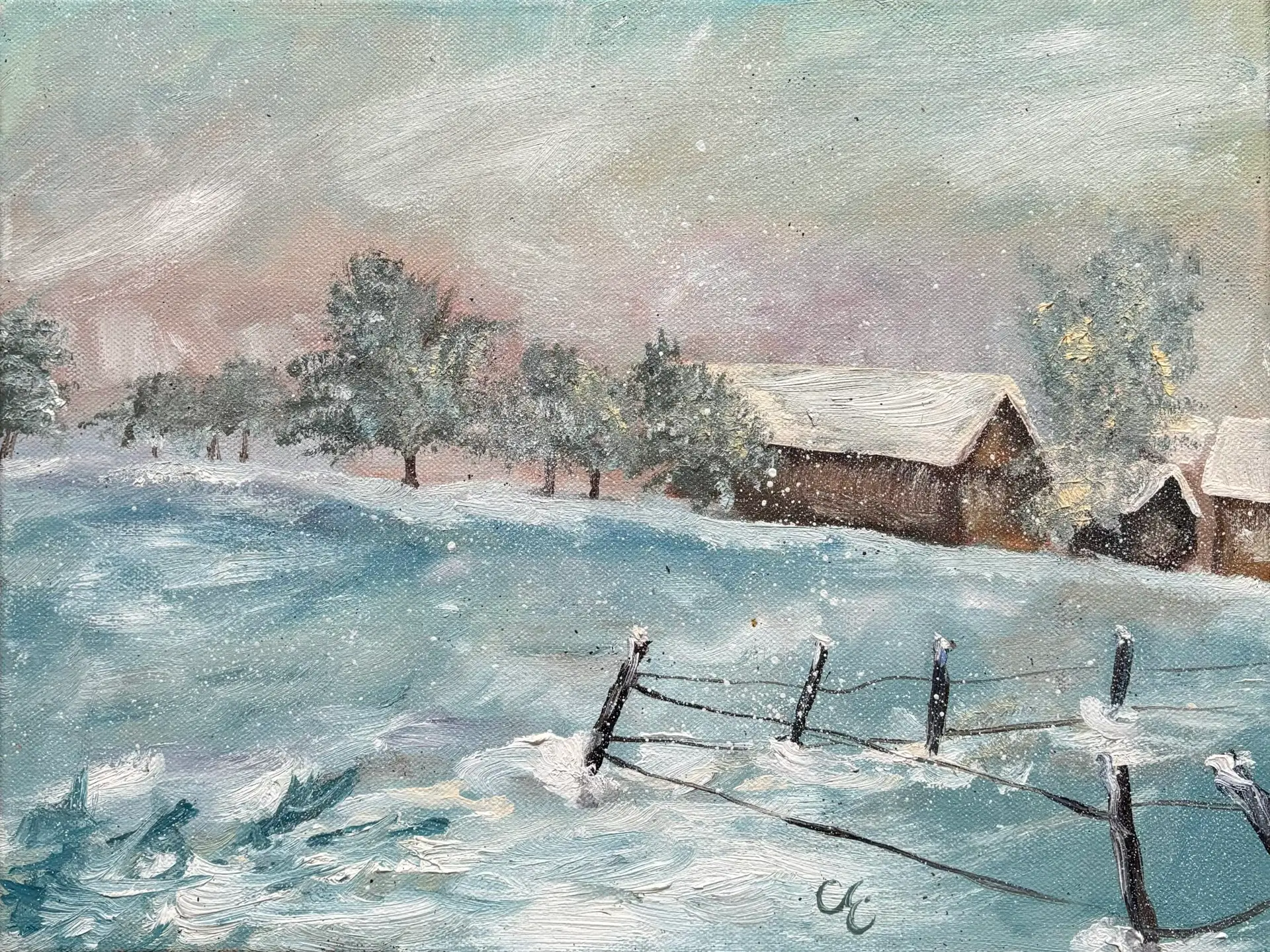 Gemälde Days gone by von Saskia Thurner