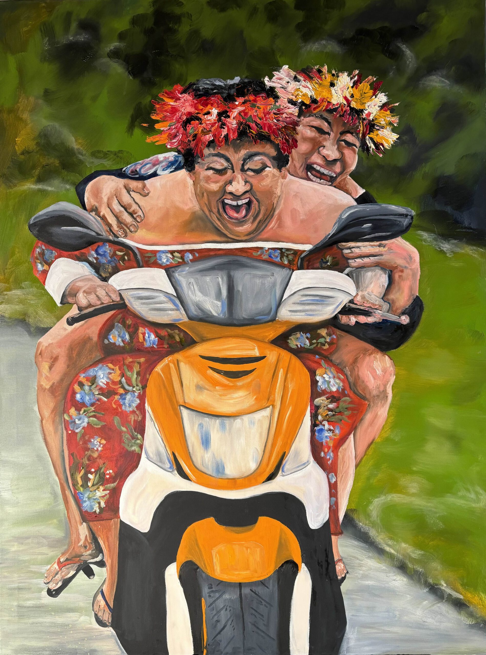 Gemälde Happiness von Saskia Thurner