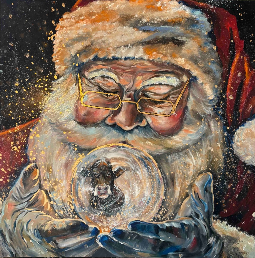 Gemälde Christmas Magic von Saskia Thurner