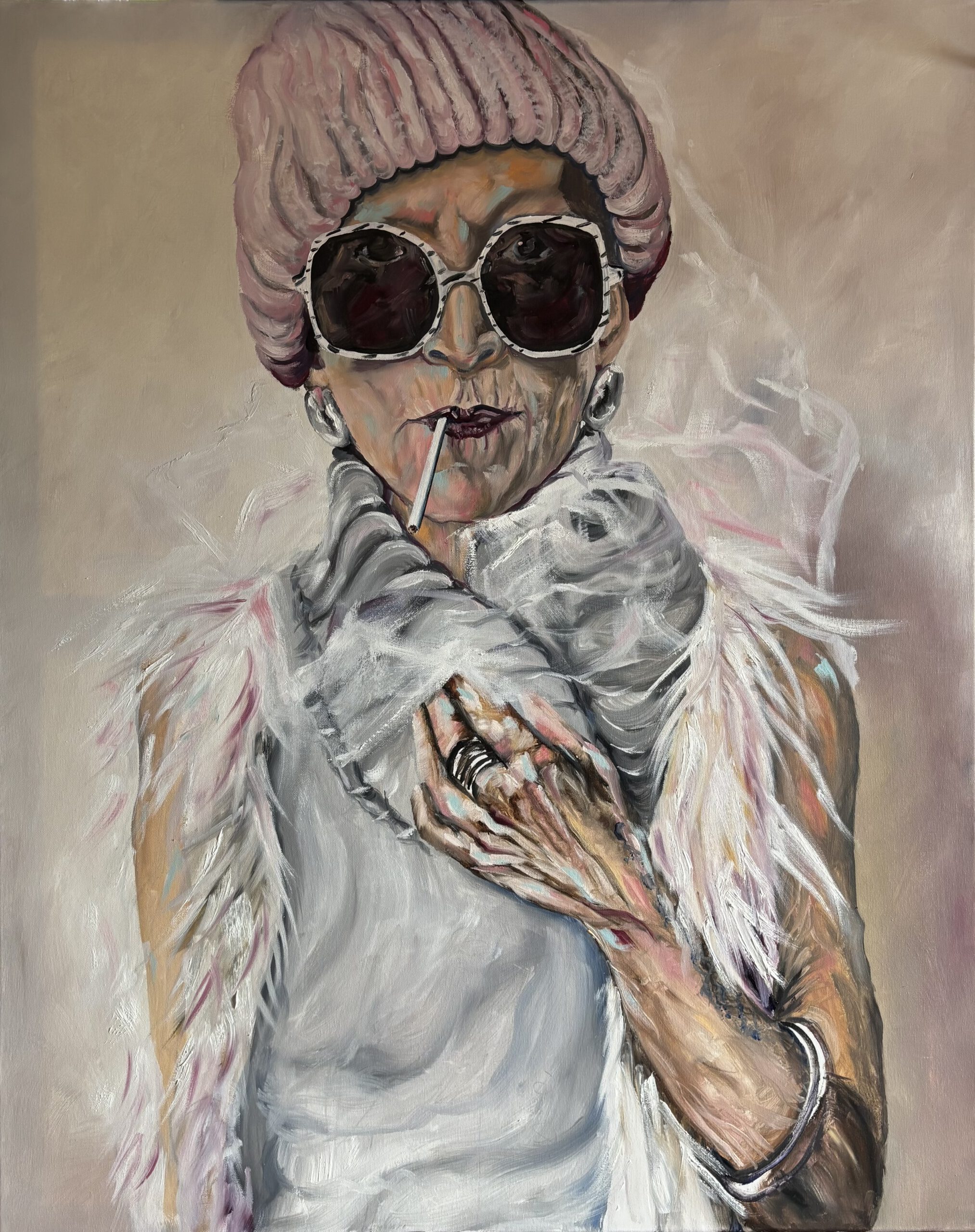 Gemälde Gelebte Eleganz von Saskia Thurner